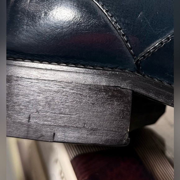 Stacy Adam’s Size 12 Navy Blue Snakeskin Men’s Shoes - Picture 11 of 16